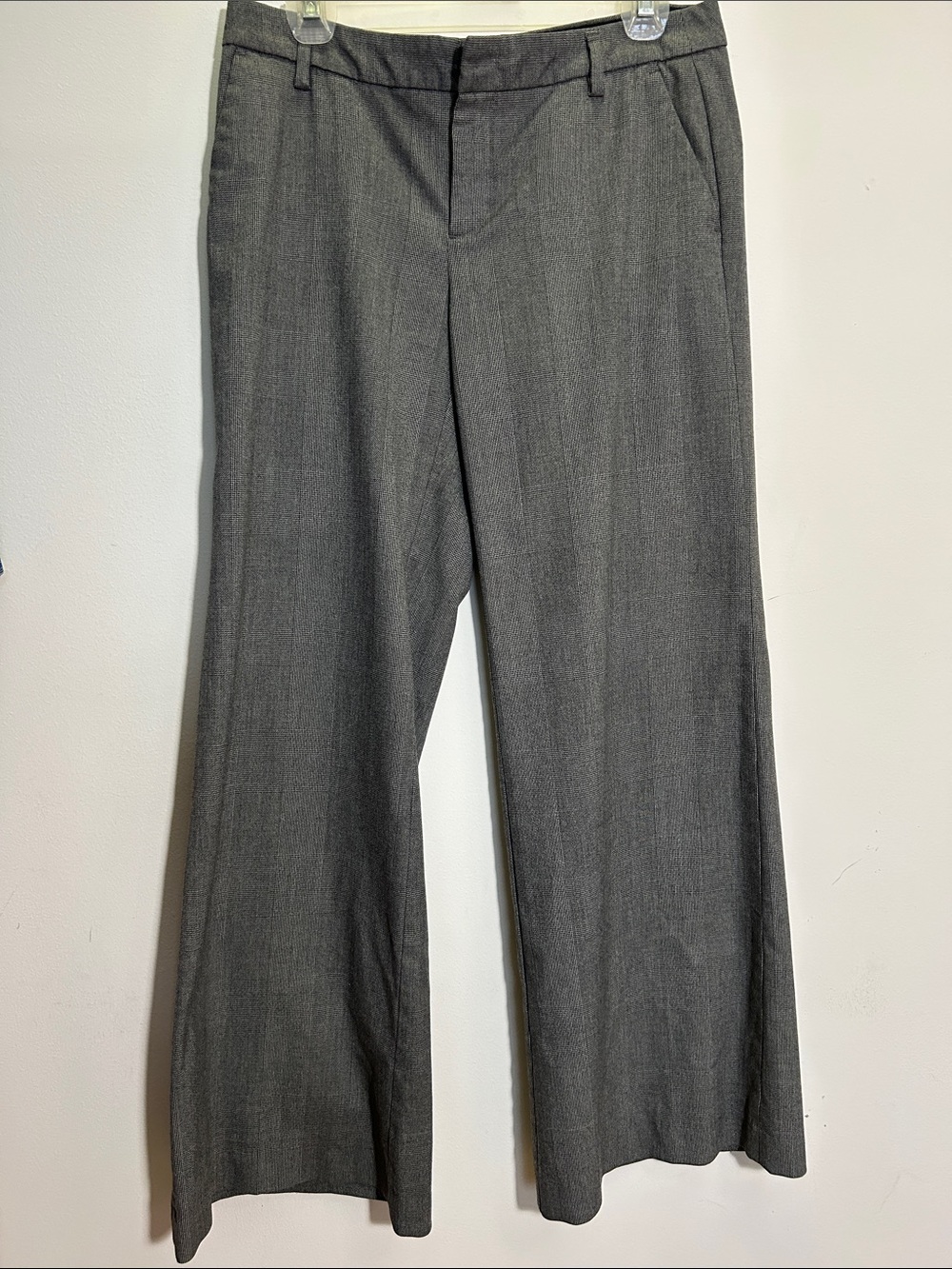 GAP Women's Wide Leg Pants in Charcoal Gray